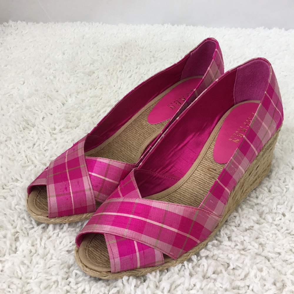 Lauren Ralph Lauren Cecelia Begonia Plaid Sandals